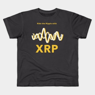 Ride the Ripple with XRP Kids T-Shirt